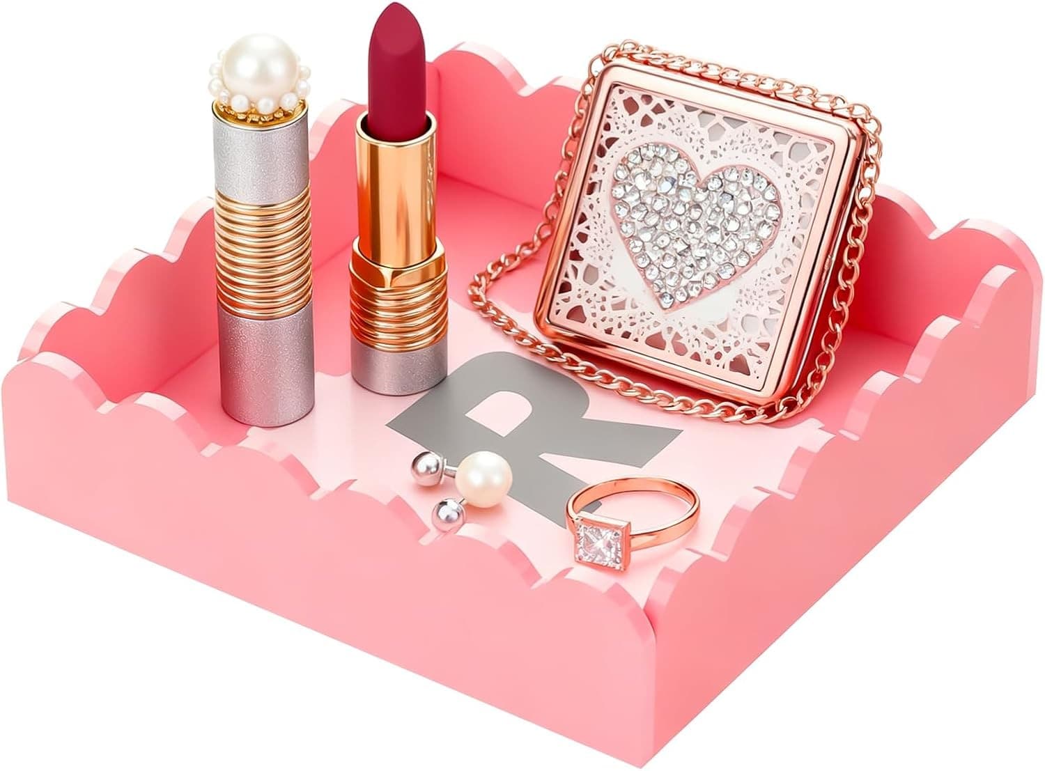 Scalloped Decorative Tray